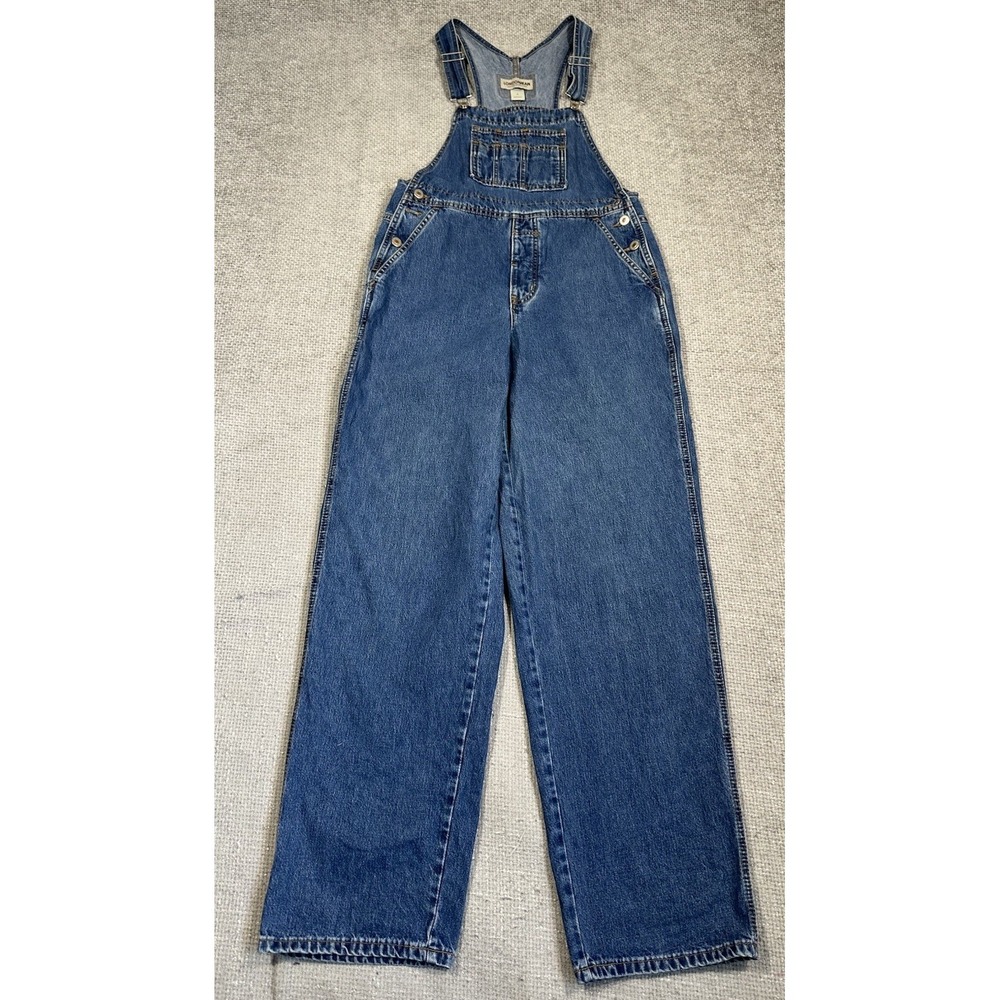 London Jean Overalls Womens Small Blue Denim Bibs Made USA Vintage Cotton - Picture 6 of 12